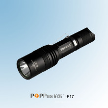 Portable 400lumens CREE Xm-L U2 plus lumineuse lampe de poche tactile LED (POPPAS-F17)